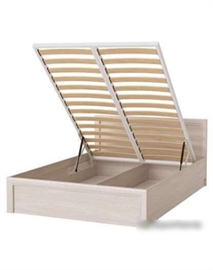 Кровать Октава с ОО 1400 (ясень анкор светлый) Памир