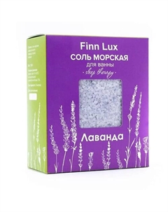 Соль для ванны морская ароматическая "ЛАВАНДА" 1000 Finnlux
