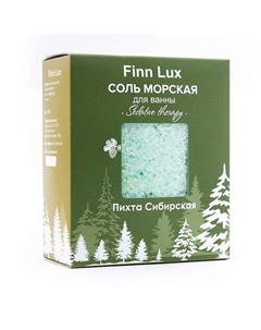 Соль для ванны морская ароматическая "ПИХТА СИБИРСКАЯ" 1000 Finnlux