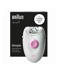 BRAUN Эпилятор Braun Silk-epil 1-000