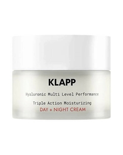 Увлажняющий крем Hyaluronic Multi Level Performance Triple Action 50 Klapp cosmetics