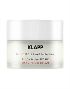 Крем Resist Aging Retinol Triple Action Pro Age 50 Klapp cosmetics