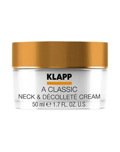 Крем для шеи и декольте Neck & Decollete A classic 50 Klapp cosmetics