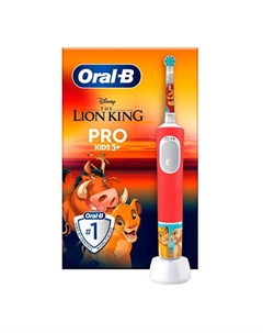 ORAL-B Детская электрическая зубная щетка Vitality Pro Kids Lion King Oral-b