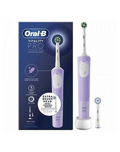 ORAL-B Электрическая зубная щетка Vitality Pro + Насадка Sensitive Clean Oral-b