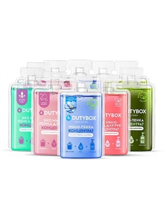 Концентрат жидкого мыла пенки для рук и тела 5 ароматов, сменные блоки для пенного дозатора 5000 Dutybox