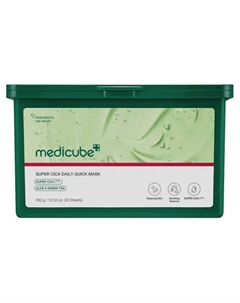Успокаивающая маска для лица с центеллой Super Cica Soothing 30 Medicube