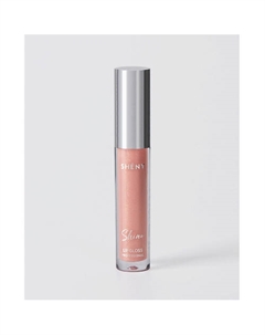 Блеск для губ увлажняющий, розовый нюд с блестками Sheny professional