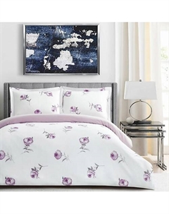 Постельное Белье Simple Living Сатин 1,5 Сп. 160x220 Eva Сиреневый Arya home collection