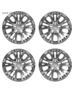 Колпаки колесные R=16 «ЛИОН», серебристый, набор 4 шт. Torso