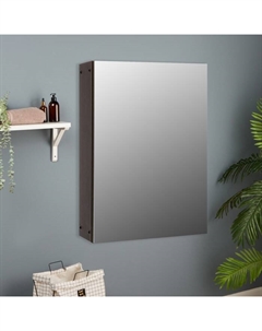 Зеркало – шкаф для ванной комнаты «Венге», 157×400×580 мм, цвет коричневый Alterna