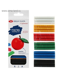 Пластика-полимерная глина запекаемая набор, ЗХК «Я - Художник!», 6 цветов × 20 г (120 г), 222411507 Завод художественных красок «невская палитра»