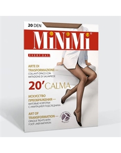 Колготки женские CALMA 20 den 3D, цвет загар (daino), размер 4 (L) Minimi