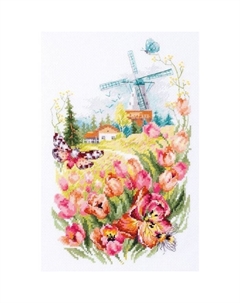 Набор для вышивания крестом «Загадаю счастье!» 18 × 29 см Чудесная игла