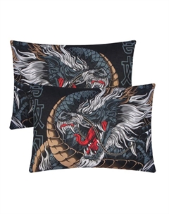 Комплект наволочек "" Dragon 50х70 см - 2 шт, 100% хлопок, бязь Этель