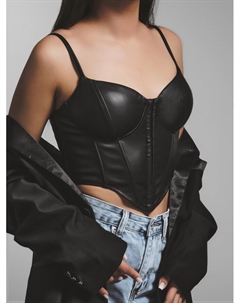 Корсет женский кожаный, размер M, чёрный Mist