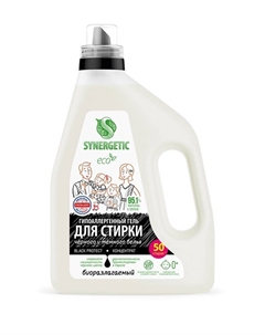 Гель для стирки черного белья  1,5 л Synergetic