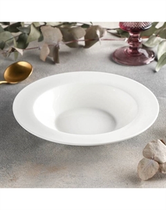 Тарелка фарфоровая глубокая Wilmax Stella Pro, 250 мл, d=20.5 см, цвет белый Wilmax england