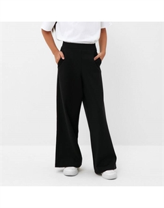 Брюки детские, размер 36 (134-140 см ), чёрные Kaftan