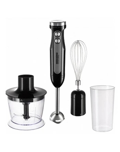 Блендер Redmond RHB-2998, погружной, 800/1200 Вт, 0.5/0.7 л, режим турбо, чёрный