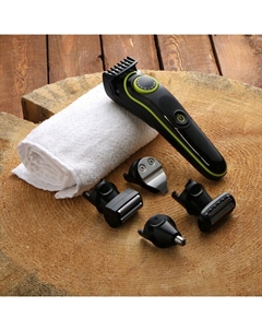 Набор для стрижки Luazon LTRI-07, 5 в 1, 5 Вт, 5 насадок, триммер, АКБ, чёрный Luazon home