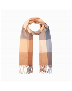 Палантин текстильный, цвет бежевый/коричневый, размер 68х175 Rossini