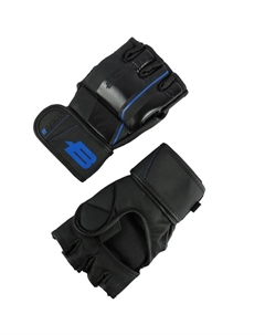 Перчатки для ММА B-series, р. XL, цвет чёрный/синий Boybo