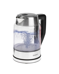 Чайник электрический ENERGY E-207Т, стекло, 1.7 л, 2200 Вт, серо-чёрный Energy