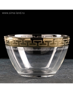 Салатник «Нэро», 1,75 л, d=18 см, цвет напыления золотой Gidglass