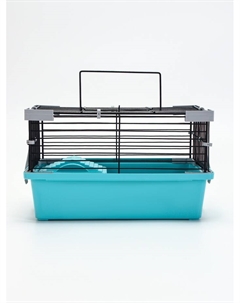 Клетка-мини для грызунов «» №1, укомплектованная, 27×15×13 см, бирюзовая Пижон