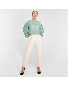 Брюки женские : Green trend, молочные, размер 48 Minaku