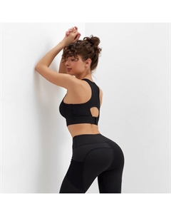 Топ : SPORTLY, цвет чёрный р-р M Minaku