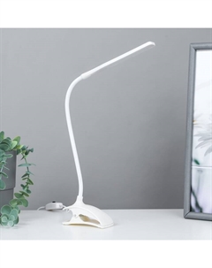 Лампа на прищепке «Змейка» 1 Вт 14 LED USB белый 9×3.5×42 см Risalux