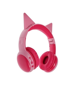 Детские наушники Perfeo KIDS, беспроводные, полноразмерные, микрофон, BT 5.0, 300 мАч, розовые