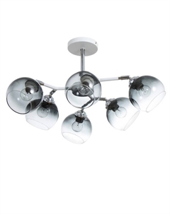 Люстра «Асфея» 6хЕ27 40 Вт бело-хромовый 62×62×27 см Bayerlux