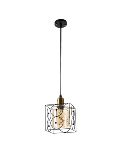 Светильник 2104/1BK E27 40Вт черный 16х16х100 см Bayerlux