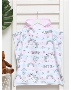 Полотенце - пончо детское «Единороги», 60×120 см Lovelife