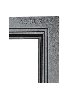 Входная дверь в квартиру «ДА - 96 Крейзи», 970×2060 мм, левая, цвет чёрный шёлк/софт милк Argus