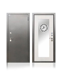 Входная дверь «. Тринити Милли», 870×2060 мм, левая, цвет ясень белый Берлога