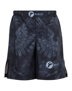 Шорты для MMA Rusco Sport BLACK HERB, детские, р. M Ruscosport