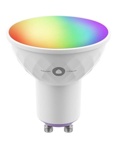 Умная лампа Яндекс, работает с Алисой (YNDX-00019 GU10), светодиодная, цветная, 4.9 вт, 400 Лм, GU10, 220 В