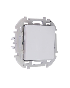 Переключатель промежуточный INSPIRIA, винтовые клеммы, 10 AX, 250 В, алюминий Legrand