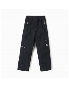 Брюки утеплённые для девочек, цвет тёмно-синий, рост 128 см Valianly