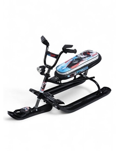 Снегокат Snowdrive «Гонки», с фонариком, чёрный, СНД3/Г2 Ника