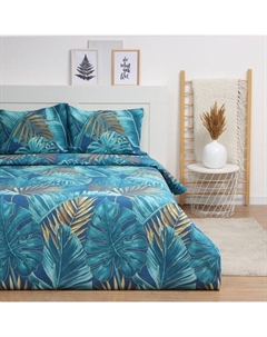 Постельное бельё евро Exotic, бязь Lovelife