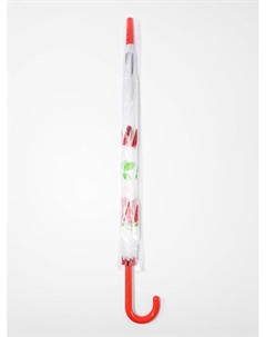 Зонт - трость полуавтоматический «Фрукты», 8 спиц, R=45/55 см, d=90 см, рисунок МИКС Qf