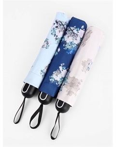 Зонт механический «Пионы», эпонж, 4 сложения, 8 спиц, R=48/55 см, d=96 см, МИКС Qf