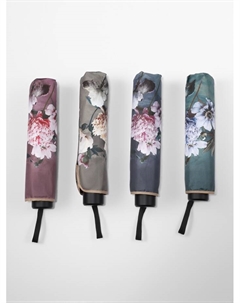 Зонт механический «Флора», эпонж, 4 сложения, 8 спиц, R=48/55 см, d=96 см, МИКС Qf