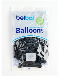 Воздушные шары латексные 12", 50 шт., тёмно-зелёные Belbal