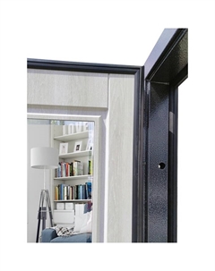 Входная дверь в квартиру «. Сибирь 3К Термо Шайн», 970×2050 мм, правая, цвет антик серебро/филадельфия крем Берлога